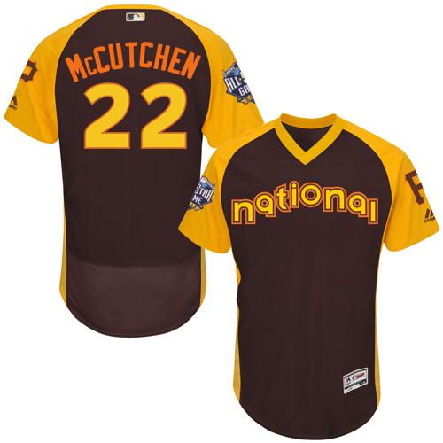 Pirates #22 Andrew McCutchen Brown Flexbase Authentic Collection 2016 All-Star National League Stitched MLB Jersey Pirates #22 Andrew McCutchen Brown Flexbase Authentic Collection 2016 All-Star National League Stitched MLB Jersey