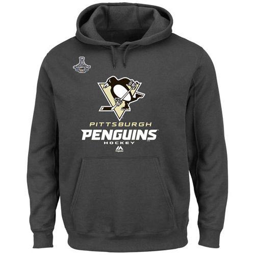 Pittsburgh Penguins Majestic Big & Tall Critical Victory 2016 Stanley Cup Champions Pullover Hoodie Gray Pittsburgh Penguins Majestic Big & Tall Critical Victory 2016 Stanley Cup Champions Pullover Hoodie Gray