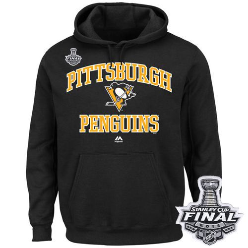 Pittsburgh Penguins Majestic Heart & Soul 2016 Stanley Cup Final Patch Hoodie Black Pittsburgh Penguins Majestic Heart & Soul 2016 Stanley Cup Final Patch Hoodie Black