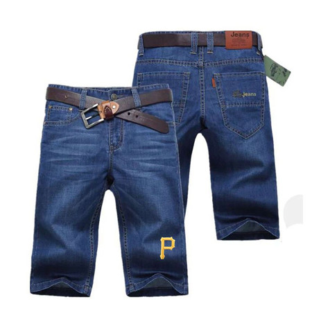 Pittsburgh Pirates Team Logo Deep Blue MLB Jeans