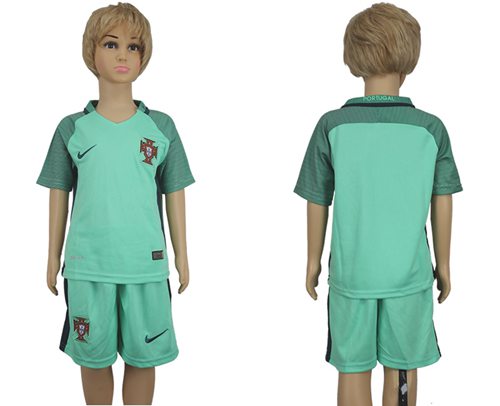 Portugal Blank Away Kid Soccer Country Jersey Portugal Blank Away Kid Soccer Country Jersey