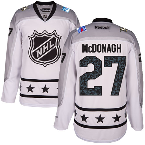 Rangers #27 Ryan McDonagh White 2017 All-Star Metropolitan Division Stitched Youth NHL Jersey