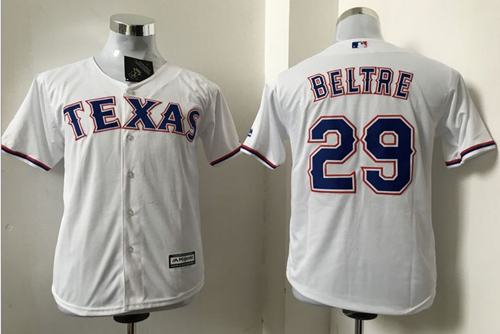 Rangers #29 Adrian Beltre White Cool Base Stitched Youth MLB Jersey Rangers #29 Adrian Beltre White Cool Base Stitched Youth MLB Jersey