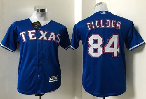 Rangers #84 Prince Fielder Blue Cool Base Stitched Youth MLB Jersey Rangers #84 Prince Fielder Blue Cool Base Stitched Youth MLB Jersey