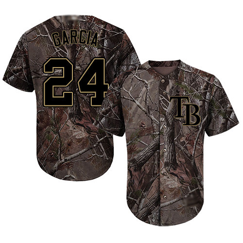 Rays #24 Avisail Garcia Camo Realtree Collection Cool Base Stitched Baseball Jersey Rays #24 Avisail Garcia Camo Realtree Collection Cool Base Stitched Baseball Jersey