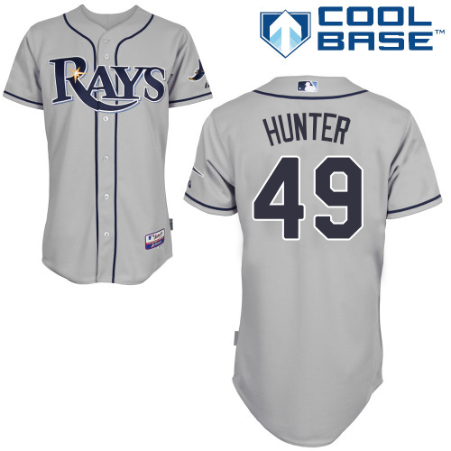 Rays #49 Tommy Hunter Grey Cool Base Stitched Youth MLB Jersey Rays #49 Tommy Hunter Grey Cool Base Stitched Youth MLB Jersey