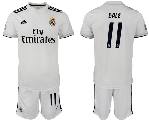 Real Madrid #11 Bale White Home Soccer Club Jersey Real Madrid #11 Bale White Home Soccer Club Jersey