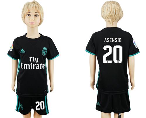 Real Madrid #20 Asensio Away Kid Soccer Club Jersey Real Madrid #20 Asensio Away Kid Soccer Club Jersey