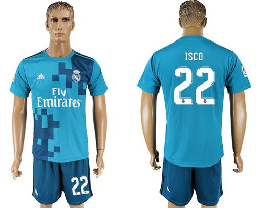 Real Madrid #22 Isco Sec Away Soccer Club Jersey Real Madrid #22 Isco Sec Away Soccer Club Jersey