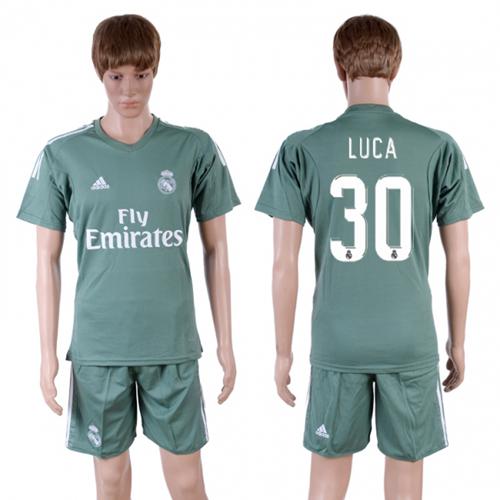 Real Madrid #30 Luca Green Goalkeeper Soccer Club Jersey Real Madrid #30 Luca Green Goalkeeper Soccer Club Jersey