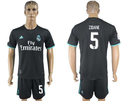 Real Madrid #5 Zidane Away Soccer Club Jersey