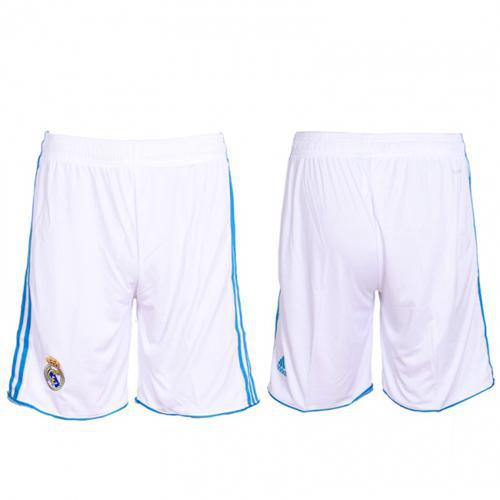 Real Madrid Blank White Home Shorts Real Madrid Blank White Home Shorts