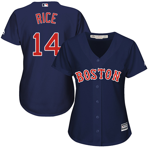 Red Sox #14 Jim Rice Navy Blue Alternate Women's Stitched MLB Jersey Red Sox #14 Jim Rice Navy Blue Alternate Women's Stitched MLB Jersey