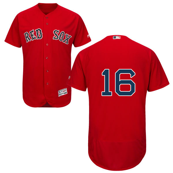Red Sox #16 Andrew Benintendi Red Flexbase Authentic Collection Stitched MLB Jersey Red Sox #16 Andrew Benintendi Red Flexbase Authentic Collection Stitched MLB Jersey