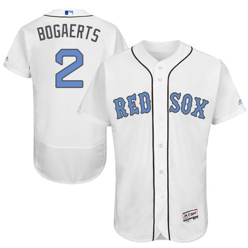 Red Sox #2 Xander Bogaerts White Flexbase Authentic Collection 2016 Father's Day Stitched MLB Jersey Red Sox #2 Xander Bogaerts White Flexbase Authentic Collection 2016 Father's Day Stitched MLB Jersey