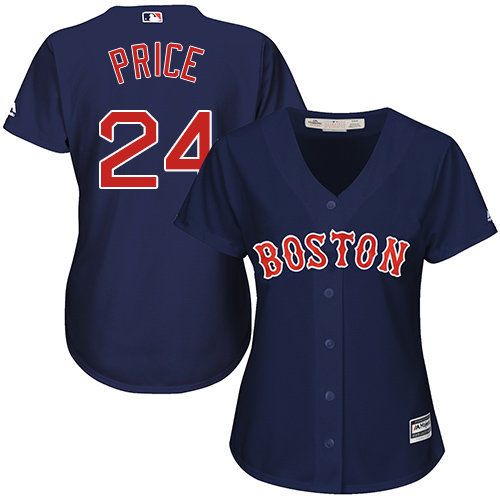 Red Sox #24 David Price Navy Blue Alternate Women's Stitched MLB Jersey Red Sox #24 David Price Navy Blue Alternate Women's Stitched MLB Jersey