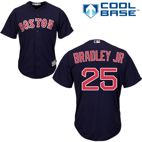 Red Sox #25 Jackie Bradley Jr Navy Blue Cool Base Stitched Youth MLB Jersey Red Sox #25 Jackie Bradley Jr Navy Blue Cool Base Stitched Youth MLB Jersey