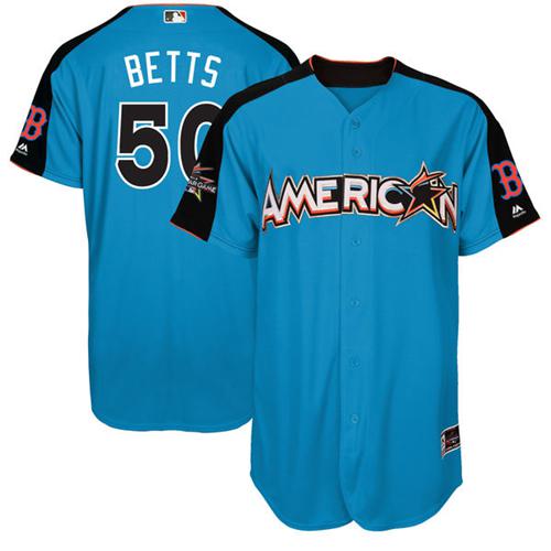 Red Sox #50 Mookie Betts Blue 2017 All-Star American League Stitched Youth MLB Jersey Red Sox #50 Mookie Betts Blue 2017 All-Star American League Stitched Youth MLB Jersey