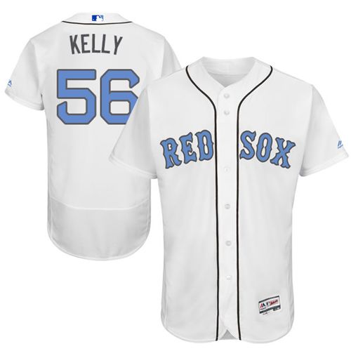 Red Sox #56 Joe Kelly White Flexbase Authentic Collection 2016 Father's Day Stitched MLB Jersey Red Sox #56 Joe Kelly White Flexbase Authentic Collection 2016 Father's Day Stitched MLB Jersey