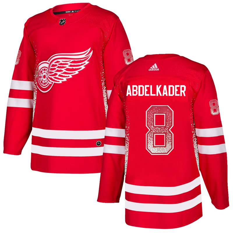 Red Wings 8 Justin Abdelkader Red Drift Fashion Adidas Jersey Red Wings 8 Justin Abdelkader Red Drift Fashion Adidas Jersey