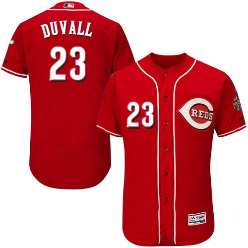 Reds #23 Adam Duvall Red Flexbase Authentic Collection Stitched Baseball Jersey Reds #23 Adam Duvall Red Flexbase Authentic Collection Stitched Baseball Jersey