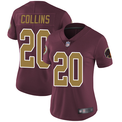 Redskins #20 Landon Collins Burgundy Red Alternate Women's Stitched Football Vapor Untouchable Limited Jersey Redskins #20 Landon Collins Burgundy Red Alternate Women's Stitched Football Vapor Untouchable Limited Jersey