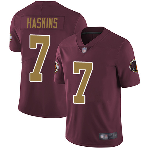 Redskins #7 Dwayne Haskins Burgundy Red Alternate Men's Stitched Football Vapor Untouchable Limited Jersey Redskins #7 Dwayne Haskins Burgundy Red Alternate Men's Stitched Football Vapor Untouchable Limited Jersey