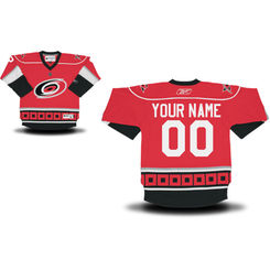 Reebok Carolina Hurricanes Youth Replica Home Custom Jersey - Red Reebok Carolina Hurricanes Youth Replica Home Custom Jersey - Red