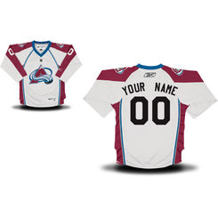 Reebok Colorado Avalanche Youth Replica Away Custom Jersey - White Reebok Colorado Avalanche Youth Replica Away Custom Jersey - White