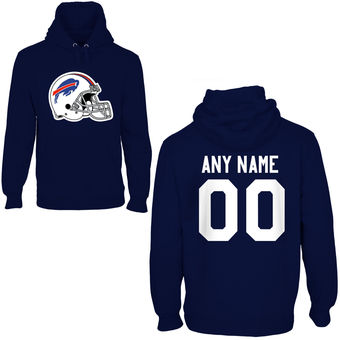 Royal Blue Buffalo Bills Custom Any Name & Number Hooded Sweatshirt Royal Blue Buffalo Bills Custom Any Name & Number Hooded Sweatshirt
