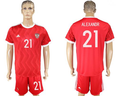 Russia #21 Alexandr Federation Cup Home Soccer Country Jersey Russia #21 Alexandr Federation Cup Home Soccer Country Jersey