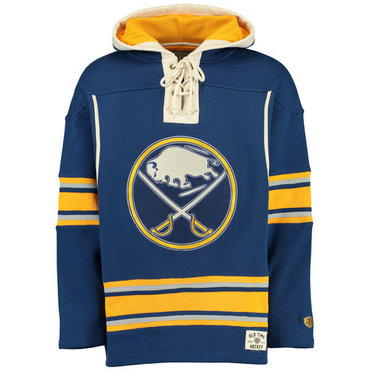 Sabres Blue Men's Customized All Stitched Sweatshirt Sabres Blue Men's Customized All Stitched Sweatshirt
