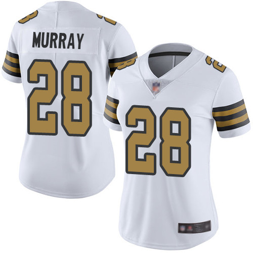 Saints #28 Latavius Murray White Women's Stitched Football Limited Rush Jersey Saints #28 Latavius Murray White Women's Stitched Football Limited Rush Jersey