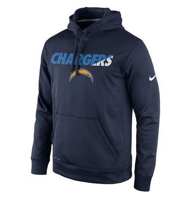 San Diego Chargers Nike Kick Off Staff Performance Pullover Hoodie Navy San Diego Chargers Nike Kick Off Staff Performance Pullover Hoodie Navy