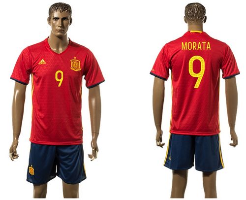 Spain #1 De Gea Home Soccer Country Jersey