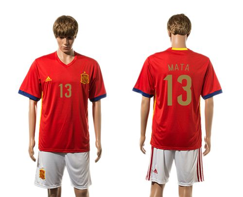 Spain #2 Odriozola Home Soccer Country Jersey Spain #2 Odriozola Home Soccer Country Jersey