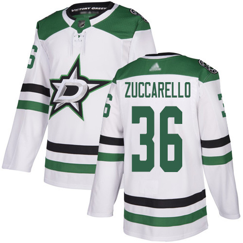 Stars #36 Mats Zuccarello White Road Authentic Stitched Hockey Jersey Stars #36 Mats Zuccarello White Road Authentic Stitched Hockey Jersey