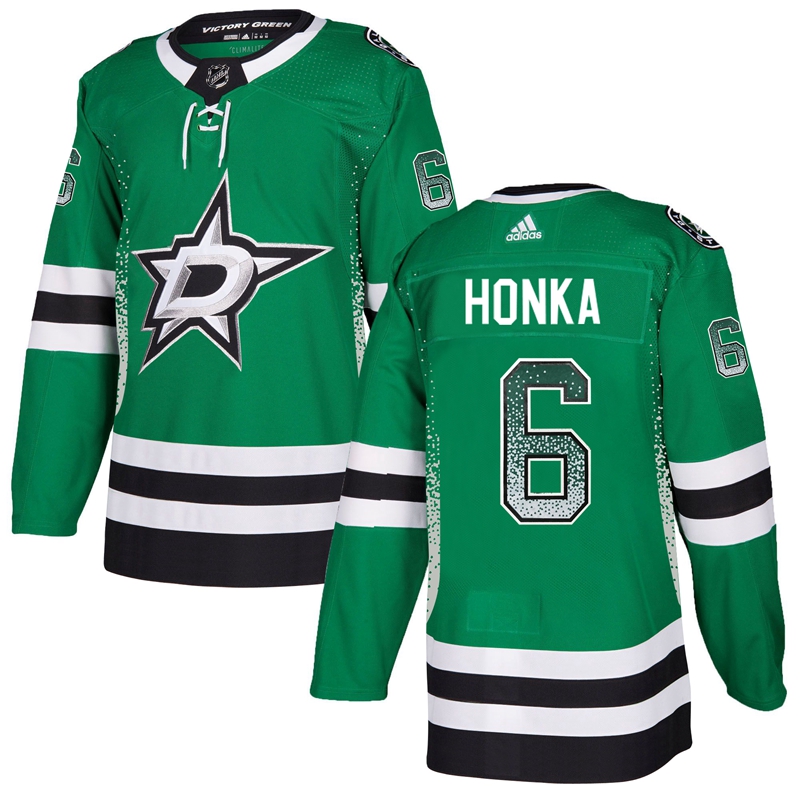 Stars 6 Julius Honka Green Drift Fashion Adidas Jersey Stars 6 Julius Honka Green Drift Fashion Adidas Jersey