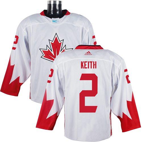 Team CA. #2 Duncan Keith White 2016 World Cup Stitched NHL Jersey Team CA. #2 Duncan Keith White 2016 World Cup Stitched NHL Jersey