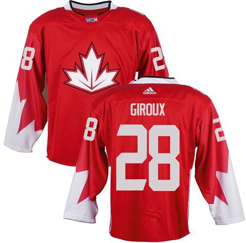 Team CA. #28 Claude Giroux Red 2016 World Cup Stitched NHL Jersey Team CA. #28 Claude Giroux Red 2016 World Cup Stitched NHL Jersey