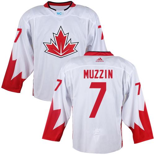 Team CA. #7 Jake Muzzin White 2016 World Cup Stitched NHL Jersey Team CA. #7 Jake Muzzin White 2016 World Cup Stitched NHL Jersey