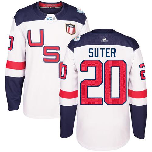 Team USA #20 Ryan Suter White 2016 World Cup Stitched NHL Jersey Team USA #20 Ryan Suter White 2016 World Cup Stitched NHL Jersey