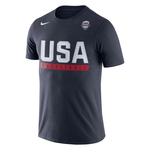 Team USA Basketball Nike Practice Dri-FIT T-Shirt Navy Team USA Basketball Nike Practice Dri-FIT T-Shirt Navy