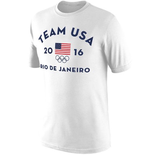 Team USA Rio T-Shirt White Team USA Rio T-Shirt White