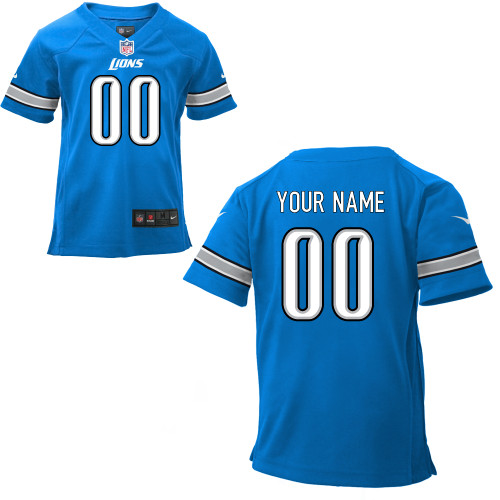 Toddler Nike Detroit Lions Customized Game Team Color Jersey Toddler Nike Detroit Lions Customized Game Team Color Jersey