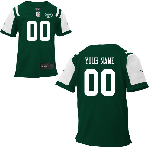 Toddler Nike New York Jets Customized Game Team Color Jersey Toddler Nike New York Jets Customized Game Team Color Jersey