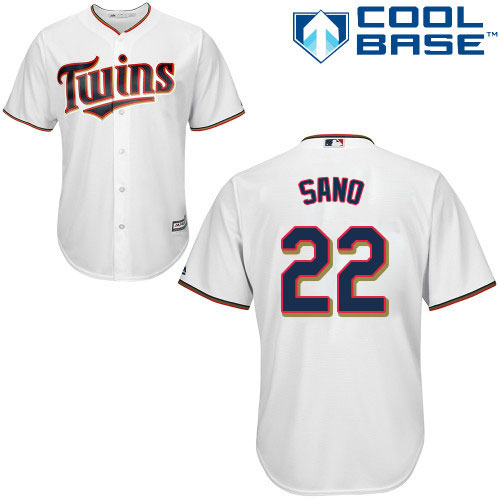 Twins #22 Miguel Sano White Cool Base Stitched Youth MLB Jersey Twins #22 Miguel Sano White Cool Base Stitched Youth MLB Jersey