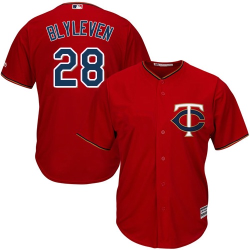 Twins #28 Bert Blyleven Red Cool Base Stitched Youth MLB Jersey Twins #28 Bert Blyleven Red Cool Base Stitched Youth MLB Jersey