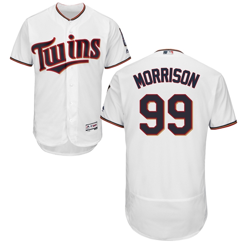 Twins #99 Logan Morrison White Flexbase Authentic Collection Stitched Baseball Jersey Twins #99 Logan Morrison White Flexbase Authentic Collection Stitched Baseball Jersey