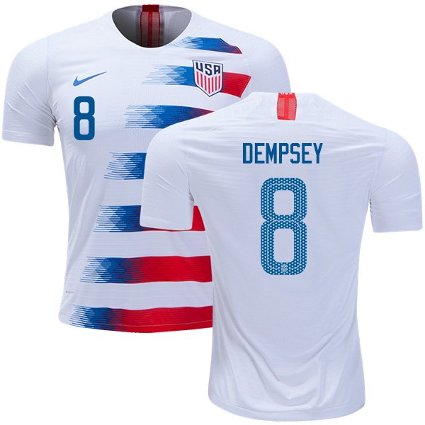 USA #8 Dempsey Home Kid Soccer Country Jersey USA #8 Dempsey Home Kid Soccer Country Jersey